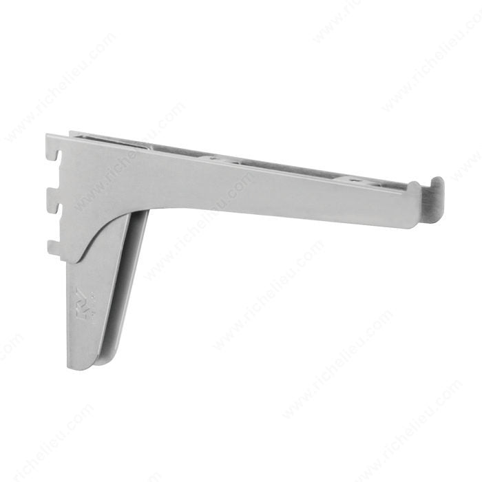 Knape & Vogt 185014143 Double Bracket #185, 14, 14 in, Anochrome