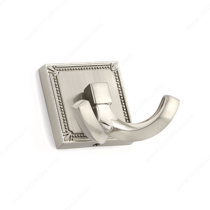 Richelieu BP7802195 Transitional Metal Hook - 7802, Brushed Nickel