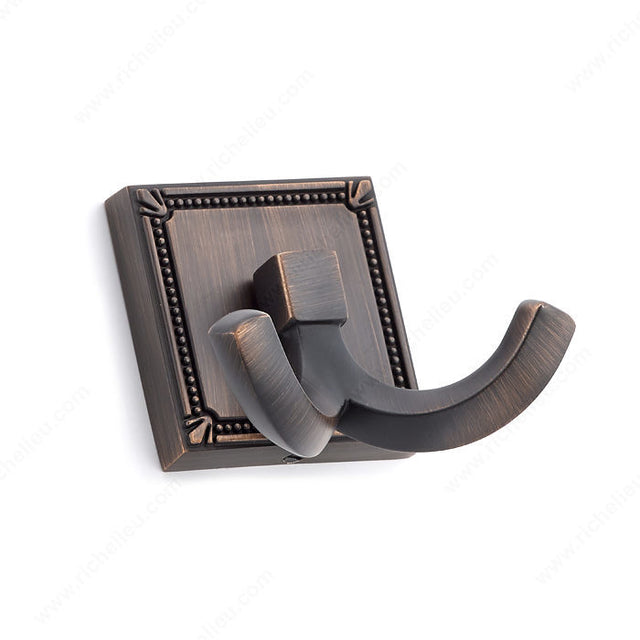 Richelieu BP7802BORB Transitional Metal Hook - 7802, Brushed Oil-Rubbed Bronze