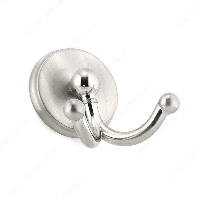 Richelieu BP7902195 Transitional Metal Hook - 7902, Brushed Nickel