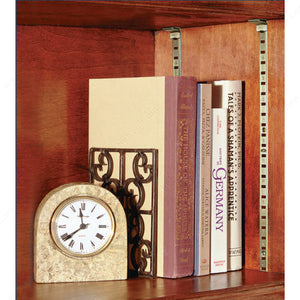 Knape & Vogt 25630 Pilaster Shelf Clip, White, Steel