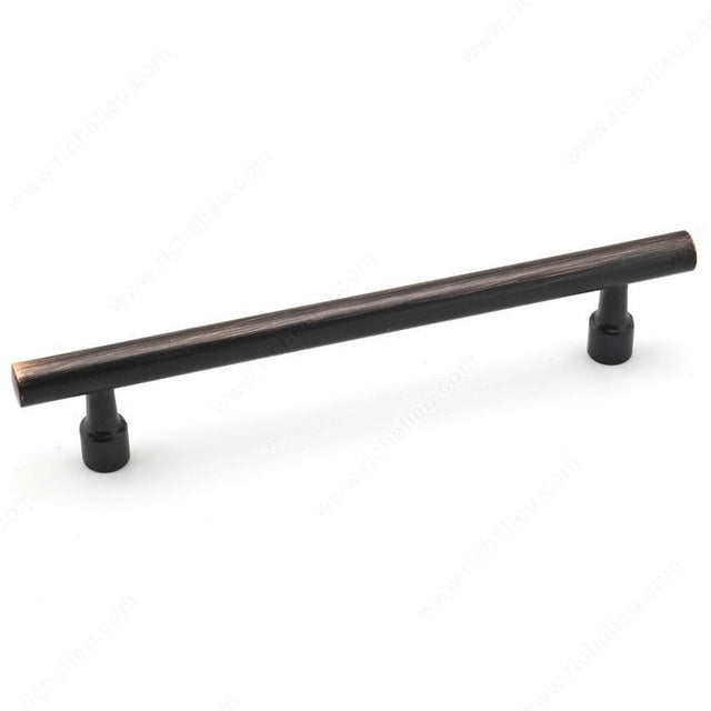 Richelieu BP5213696BORB Modern Metal Pull - 52139, Brushed Oil-Rubbed Bronze
