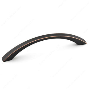 Richelieu BP5235796BORB Modern Metal Pull - 5235, Brushed Oil-Rubbed Bronze