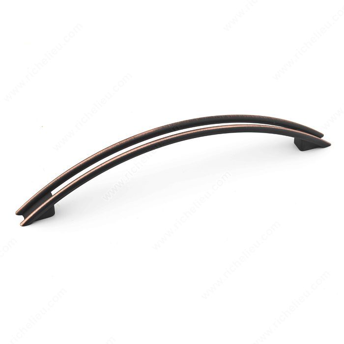 Richelieu BP56206128BORB Modern Metal Pull - 5620, Brushed Oil-Rubbed Bronze