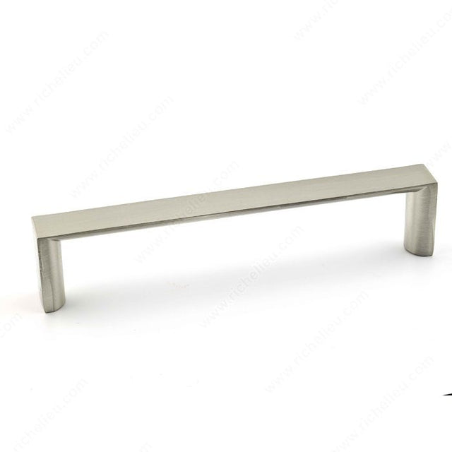 Richelieu BP5632596195 Modern Metal Pull - 5632, Brushed Nickel, 3 25/32 in, 4 1/32 in, 7/16 in