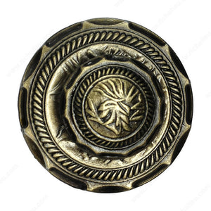 Richelieu BP663AE Traditional Brass Knob - 663