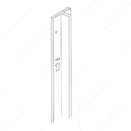 Reeve 704062G Concealed "T" Standard - No. 704 and 705, 72 in, 11/16 in