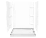 MAAX 105707-000-001-001 Rectangular Base 6030 3 in. Acrylic Alcove Shower Base with Left-Hand Drain in White