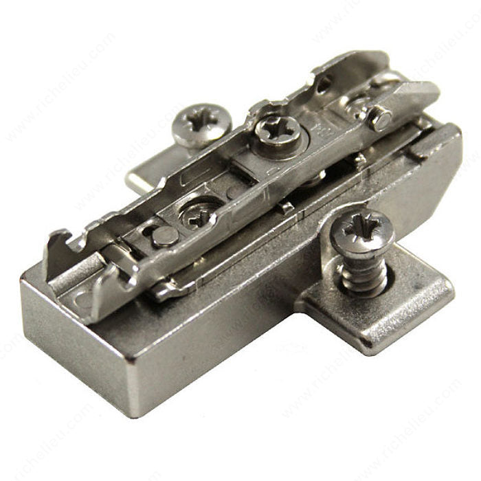 Grass GRT882 Wing Base Plates with 2 Point Fixing, Pre-Mounted with Euro Screws, 3/8 in