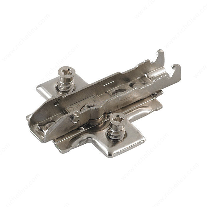 Grass GRT761 Wing Base Plates with 4 Point Fixing, Pre-Mounted with Euro Screws, 0 in