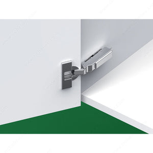 Richelieu GRT120OSCS 120° Hinges, Screw-On, 1 25/32 in, 03, Full Overlay, Soft-Closing