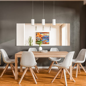 Eviva Sleek 72" x 30" Rectangular Frameless Mirror