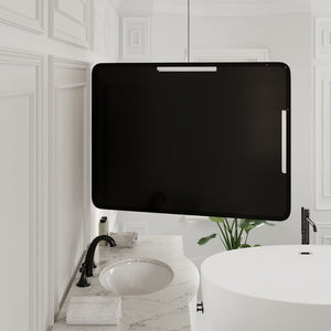Eviva Harmony 36" x 48" Rectangular Black Metal Framed Mirror