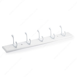 Richelieu NH02021030 Utility Hook Rack - 0202, White, White, Nystrom