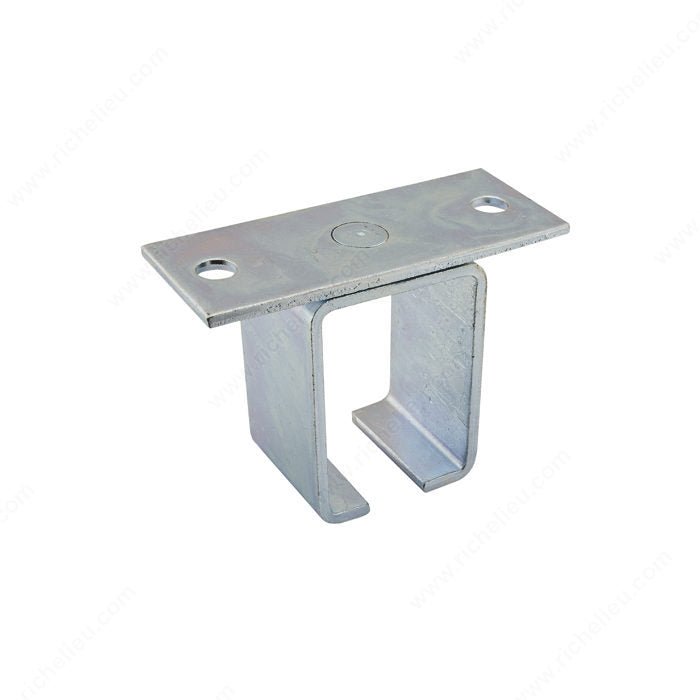 Onward 24651392XV Single Zinc-Plated Steel Box Rail Bracket - Overhead Mount