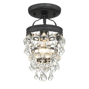 Calypso 1 Light Matte Black Semi Flush Mount 131-MK_CEILING