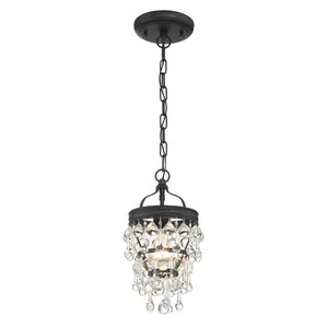 Calypso 1 Light Matte Black Mini Pendant 131-MK
