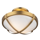 Cara Ceiling Light Fixture - Brushed Brass