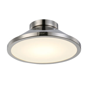 Lucida Ceiling Flush Light - Nickel