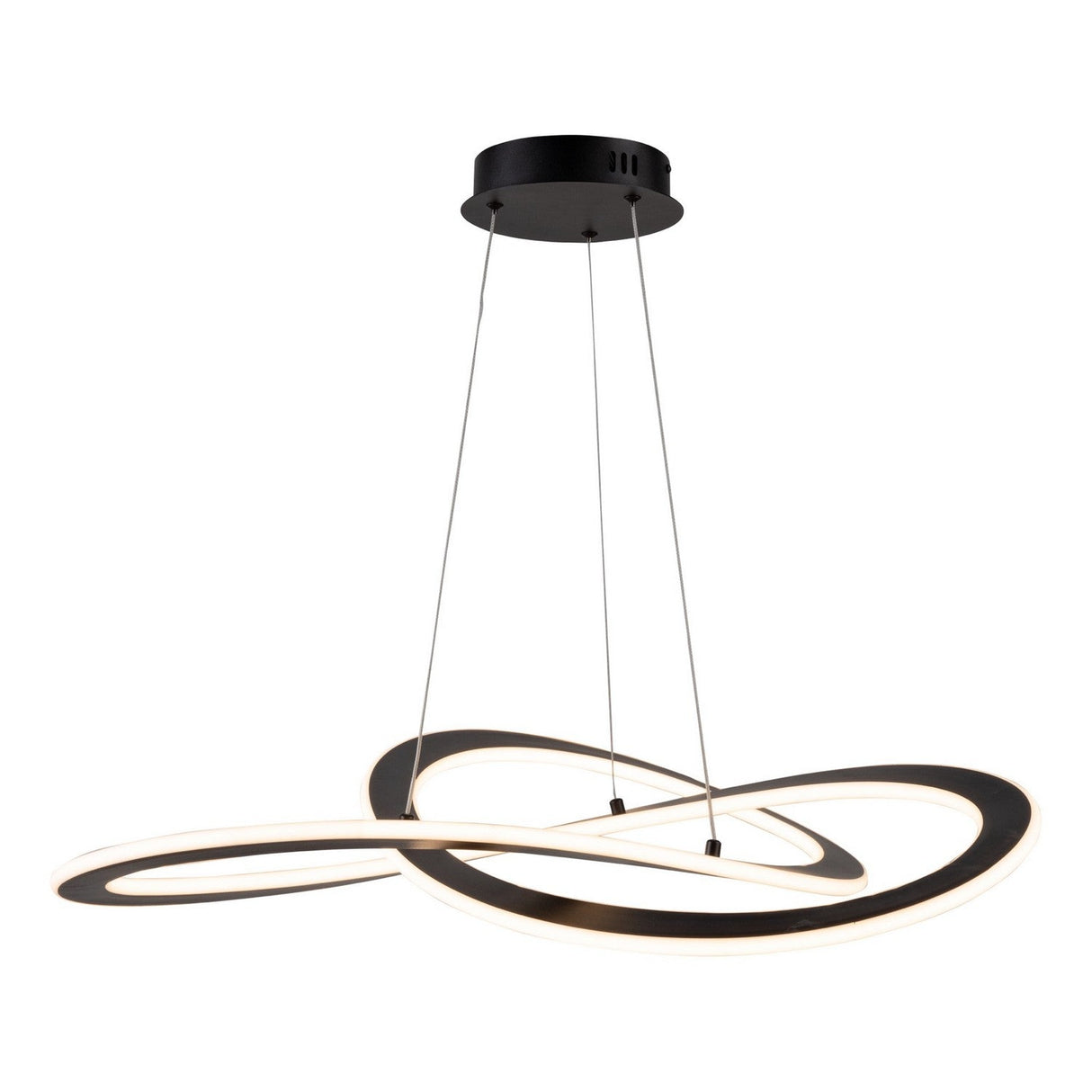 Wave Chandelier - Black / 32.00