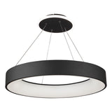 Lazio Round Color-Select Chandelier - Black / 31.50