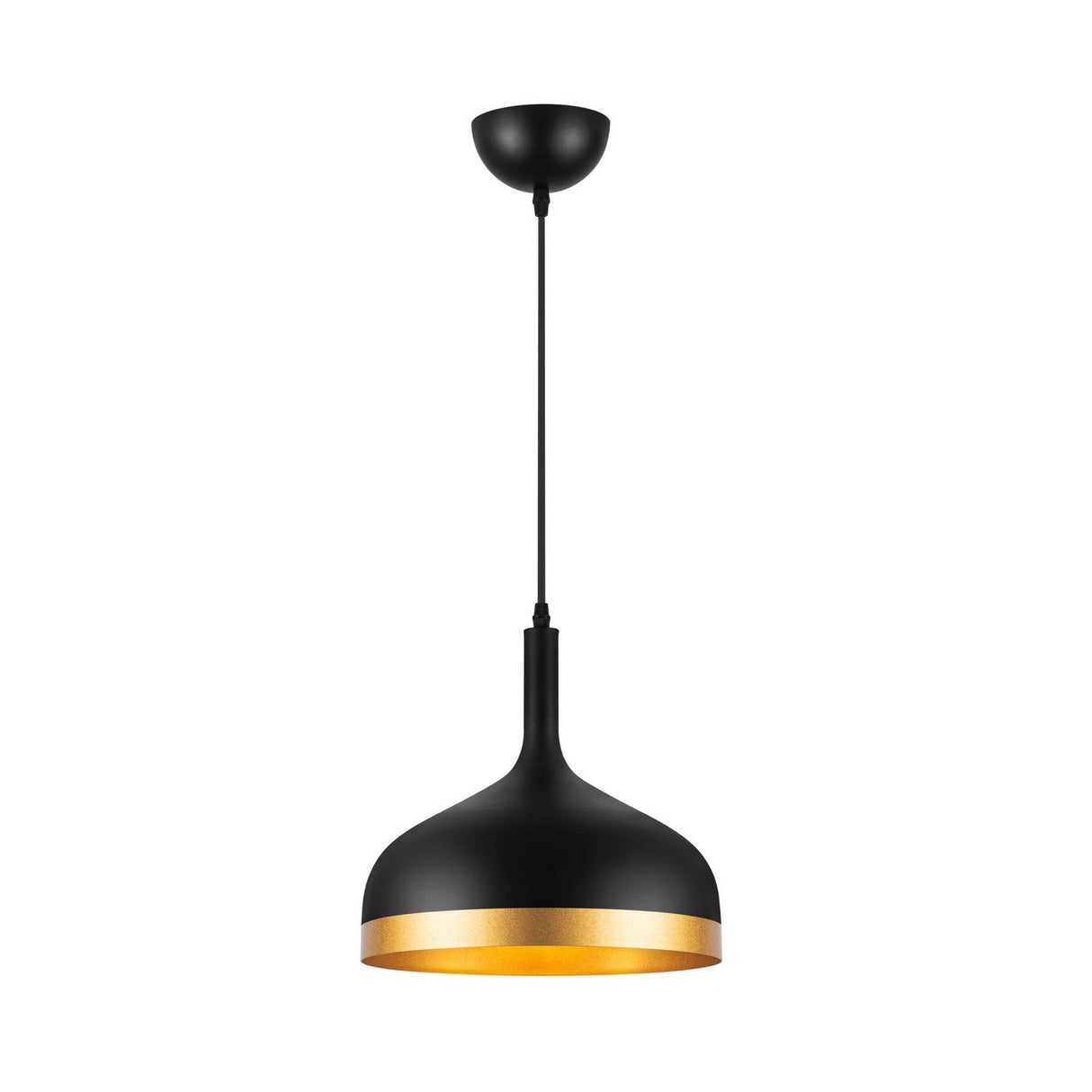 Dash Pendant - Black & Gold / 12.00