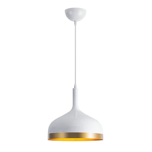 Dash Pendant - White & Gold / 12.00