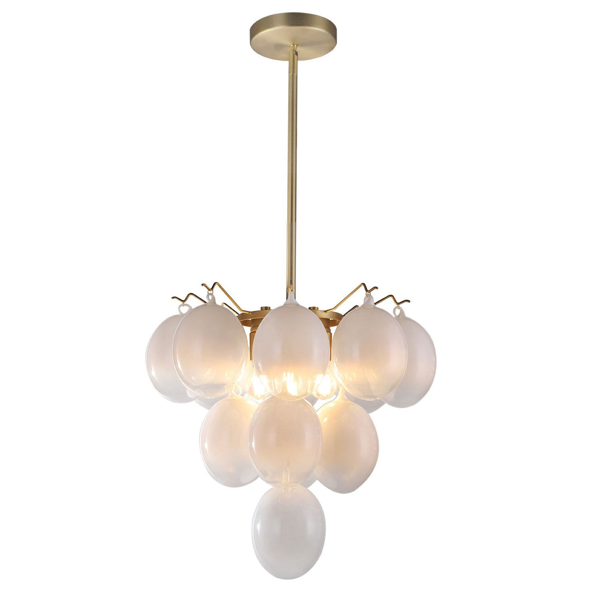 Globo Chandelier - Ombre White / 18.00