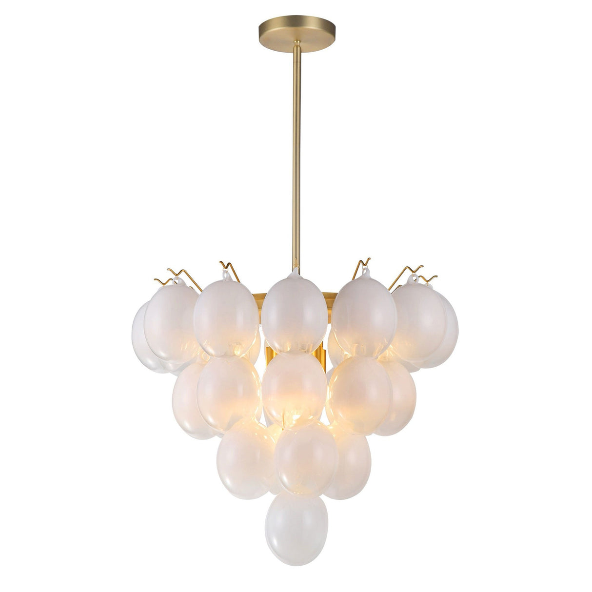 Globo Chandelier - Ombre White / 25.00