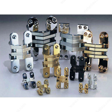 Soss 420103145 SOSS Concealed Steel Hinge - Model #103, Satin Chrome