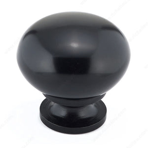 Richelieu BP592390 Modern Metal Knob - 5923, Black, 8/32 in (Included)