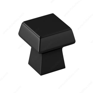 Richelieu BP5623030900 Modern Metal Knob - 5623, Matte Black