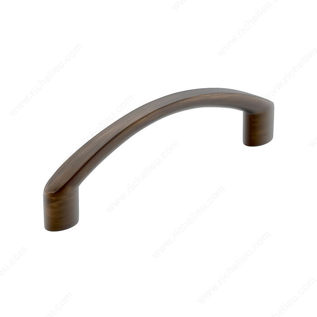 Richelieu BP7438096BORB Modern Metal Pull - 7438, Brushed Oil-Rubbed Bronze