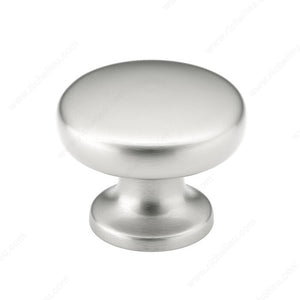 Richelieu BP48634195 Modern Metal Knob - 486, Brushed Nickel