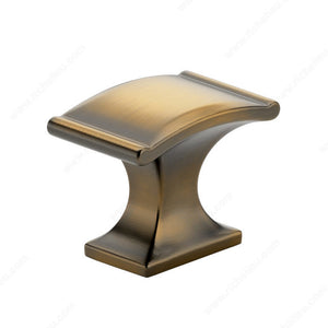 Richelieu BP260637CBRZ Traditional Metal Knob - 2606, Chocolate Bronze