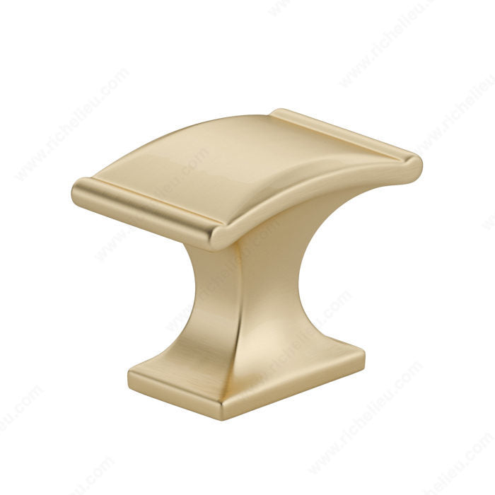 Richelieu BP260637160 Traditional Metal Knob - 2606, Satin Brass