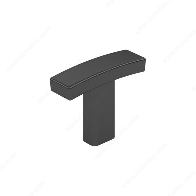 Richelieu BP65038900 Transitional Metal Knob - 650, Matte Black