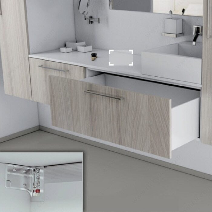 Richelieu 670802032G Libra H7 Cabinet and Vanity Suspension System, Dowel fixing