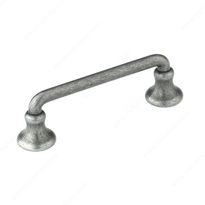 Richelieu BP873195 Traditional Metal Pull - 873R, Brushed Nickel