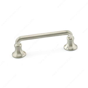 Richelieu BP873195 Traditional Metal Pull - 873R, Brushed Nickel