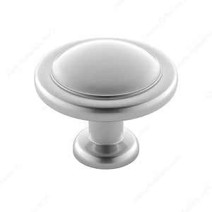 Richelieu BP878195 Traditional Metal Knob - 878, Brushed Nickel