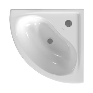 Cheviot Products Inc. Wall Mount Corner Sink, White