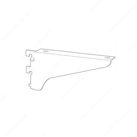 Reeve 7233122G Wood Shelf Bracket - No. 723, Left Bracket, 12 in