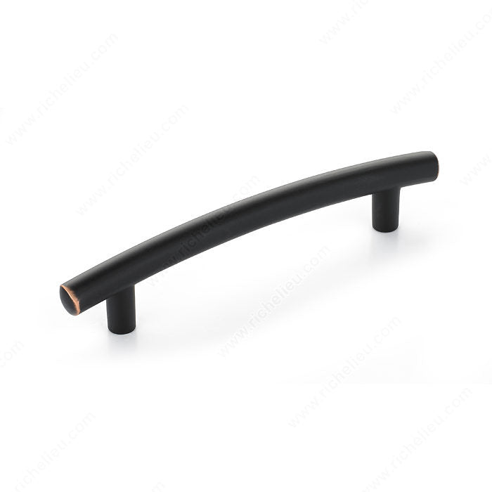 Richelieu BP867BORB Traditional Metal Pull - 867R, Brushed Oil-Rubbed Bronze