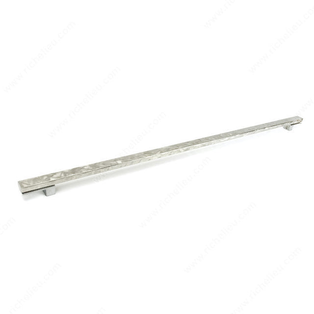 Richelieu 6112128272 Modern Metal Pull - 6112 & 6131, Industrial Stainless Steel, 5 1/32 in, 8 15/32 in, 5/8 in, M4 (Included)
