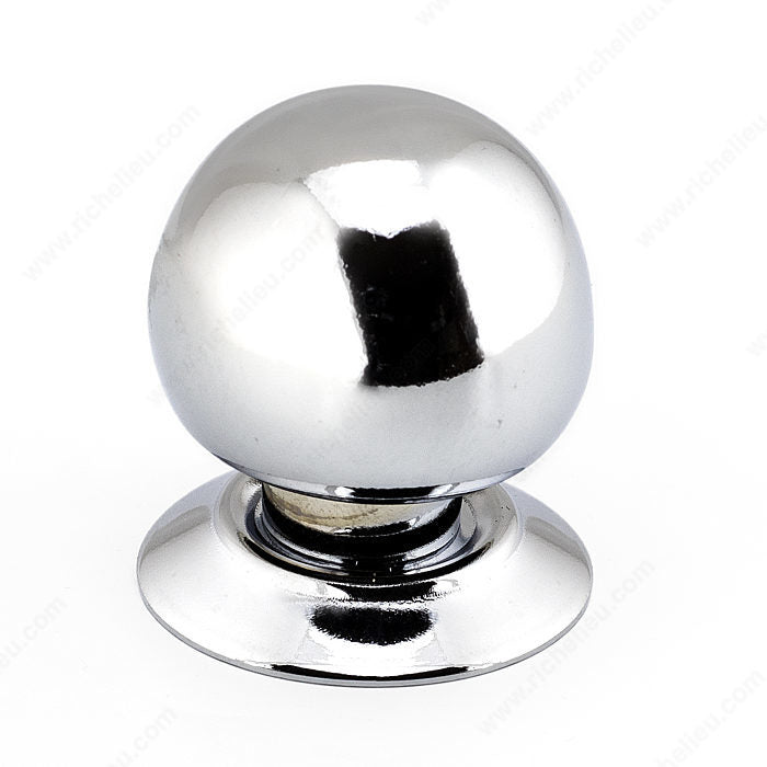 Richelieu BP460140 Functional Metal Knob - 460, Chrome