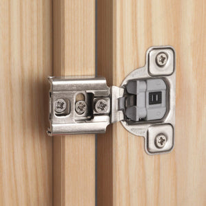 Salice H106CUR39D9 Silentia CU Face Frame 2 Cams Hinges, 3/8 in, Dowel