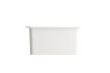 BOCCHI 1359-001-0120 Sotto Dual-mount Fireclay 18 in. Single Bowl Bar Sink with Protective Bottom Grid and Strainer in White