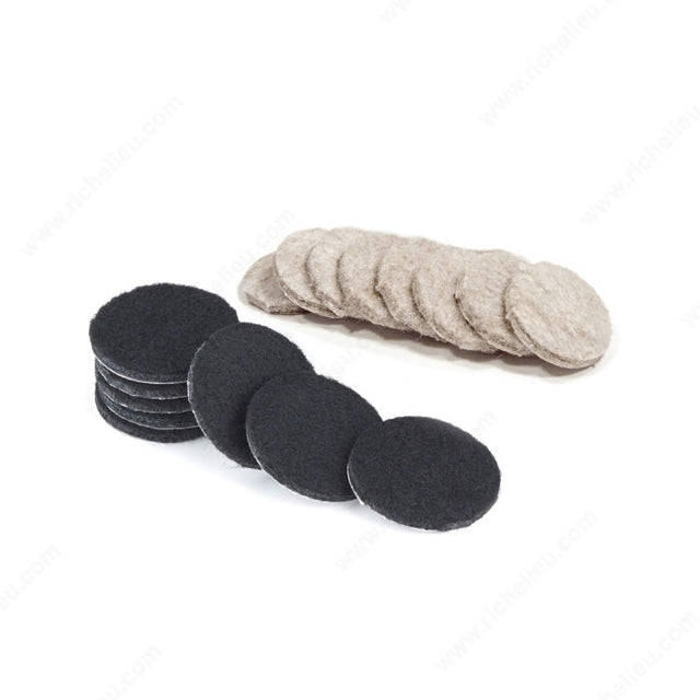 ECO FELTAC V93109 ECO FELTAC® Round Felt Pads, Beige, 3/4 in