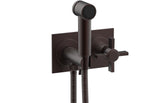 Phylrich 137-65-05W BASIC Wall Mounted Bidet, Blade Cross Handle 137-65 - Weathered Copper